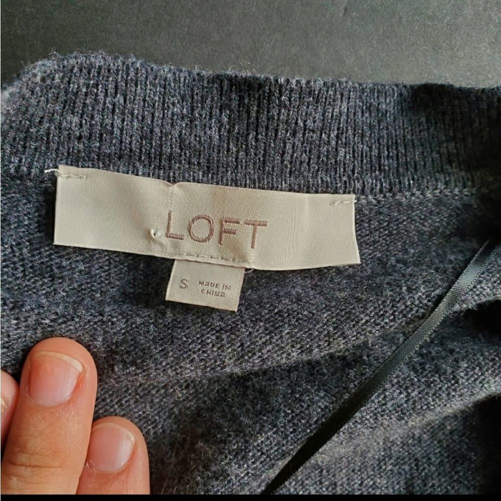 Loft grey flyaway cardigan - Picture 2 of 10